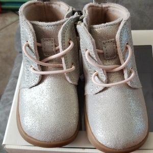 Ugg boots metallic gold New without tags Infant